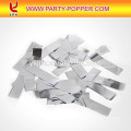 Tirador de confeti de todos los tamaños lleno de confeti de papel metálico